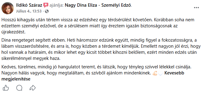 Facebook ajánlás – Ildikó Száraz