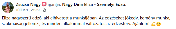 Facebook ajánlás – Zsuzsii Nagy